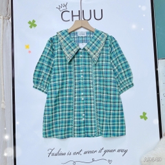 Áo Caro Lụa Thêu Hoa