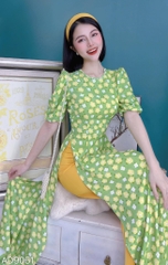 Áo Dài Tay Phồng Chuny AD9051 (áo lẻ)