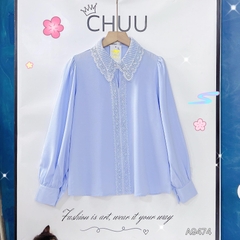 Áo Tằm Gãy Ren Xương Rồng A9474
