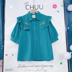 Áo Sơ Mi Thêu Hoa Choco A9472