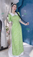 Áo Dài Mango Cổ Xếp Li AD9186 (áo lẻ)