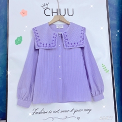 Áo Sơ Mi Vạt Vuông Bồ Công Anh A9477