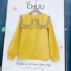 Áo Sơ Mi Vạt Vuông Bồ Công Anh A9477