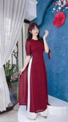 Áo Dài Hoa Mai Bay 3D 4T AD9280 (áo lẻ)