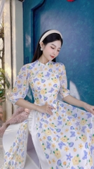 Áo Dài 4T Nơ Pha Lê AD9275 (áo lẻ)
