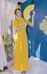 Áo Dài Nút Tàu Ngọc AD9278