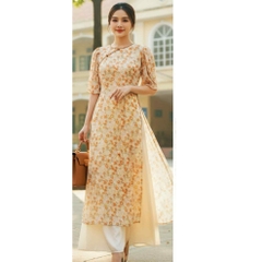 Áo Dài Váy Tú Cầu 4T AD1451 (áo lẻ)