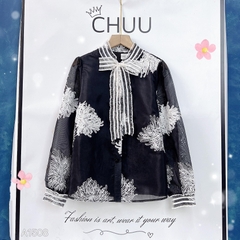 Áo Sơ Mi Thêu Cúc Hoàng Kim A1508