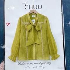 Áo Tơ Ren Chữ Te A1518