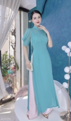 Áo Dài 4T Hoa Mai 3D AD9192 (áo lẻ)