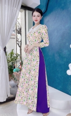 Áo Dài Ren The Leaf AD9253 (áo lẻ)