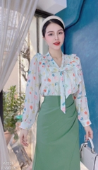 Áo Sơ Mi Hoa Cô Tiên A1526