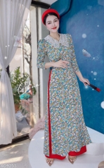Áo Dài Ren The Leaf AD9253 (áo lẻ)