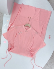Áo Dài 4T Váy Chiffon AD1315 (áo lẻ)