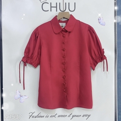 Áo Sơ Mi Nút Bọc Tay Rút A1537