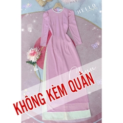 Áo Dài 4T Vải Xước Cổ Viền Ngọc AD8081 (áo lẻ)