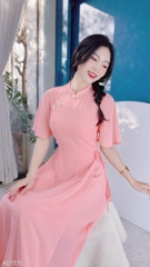 Áo Dài 4T Váy Chiffon AD1315 (áo lẻ)