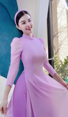 Áo Dài Chiffon Tay Bồng 4T AD1326 (áo lẻ)