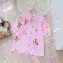 Áo Sơ Mi Hoa 10 Giờ A1557