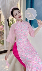 Áo Dài Truyền Thống Tay Tơ AD1332 (áo lẻ)