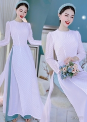 Áo Dài 4T Bông Tuyết Ngọc AD9177 (áo lẻ)