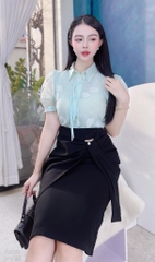 Áo Sơ Mi Thêu Hoa Lan A1562
