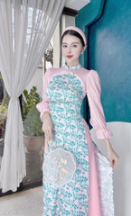 Áo Dài Hoa Chinadoll AD9123 (áo lẻ)