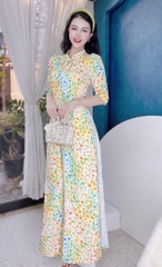 Áo Dài Tứ Thân 4T Liên Hoa AD9297 (áo lẻ)