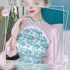 Áo Dài Hoa Chinadoll AD9123 (áo lẻ)