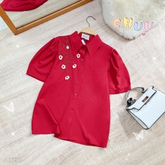 Áo Sơ Mi Hoa Leo Nổi 3D A1651