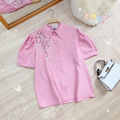 Áo Sơ Mi Hoa Leo Nổi 3D A1651