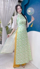 Áo Dài Cổ Viền Gió Xuân (áo lẻ)