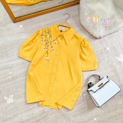 Áo Sơ Mi Hoa Leo Nổi 3D A1651