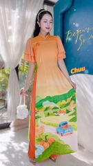 Áo Dài Chuu Vilage AD1425 (áo lẻ)
