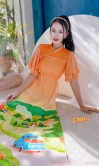 Áo Dài Chuu Vilage AD1425 (áo lẻ)