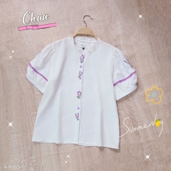 Áo Sơ Mi Hoa Oải Hương A1665