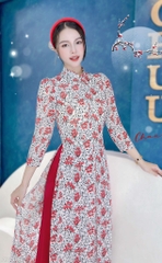 Áo Dài Tứ Thân 3T Nút Bọc AD1406 (áo lẻ)