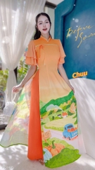 Áo Dài Chuu Vilage AD1425 (áo lẻ)