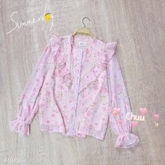 Áo Sơ Mi Viền Bèo Ivy A1682