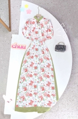 Áo Dài Cheri Kim Cương AD1416 (áo lẻ)