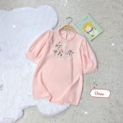 Áo Sơ Mi Nhánh Mẫu Đơn A1704