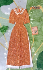 Áo Dài Cổ Sam Ren Sweet AD1408 (áo lẻ)
