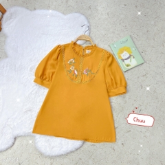 Áo Sơ Mi Nhánh Mẫu Đơn A1704