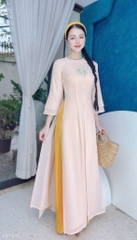 Áo Dài Tứ Thân Đồng Tiền 4T AD1470 (áo lẻ)