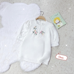 Áo Sơ Mi Nhánh Mẫu Đơn A1704