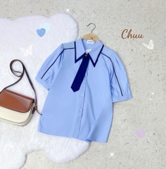 Áo Sơ Mi Cavat Viền Nổi A1703