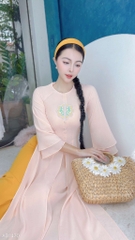 Áo Dài Tứ Thân Đồng Tiền 4T AD1470 (áo lẻ)