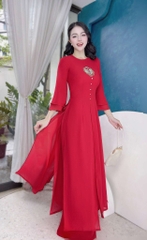 Áo Dài Tứ Thân Đồng Tiền 4T AD1470 (áo lẻ)