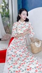 Áo Dài 4T Kiều Nguyệt Nga AD1474 (áo lẻ)