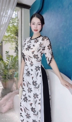 Áo Dài 4T Họa Mực AD1487 (áo lẻ)